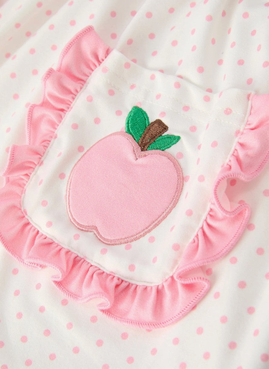 Pink Apple Dots Set