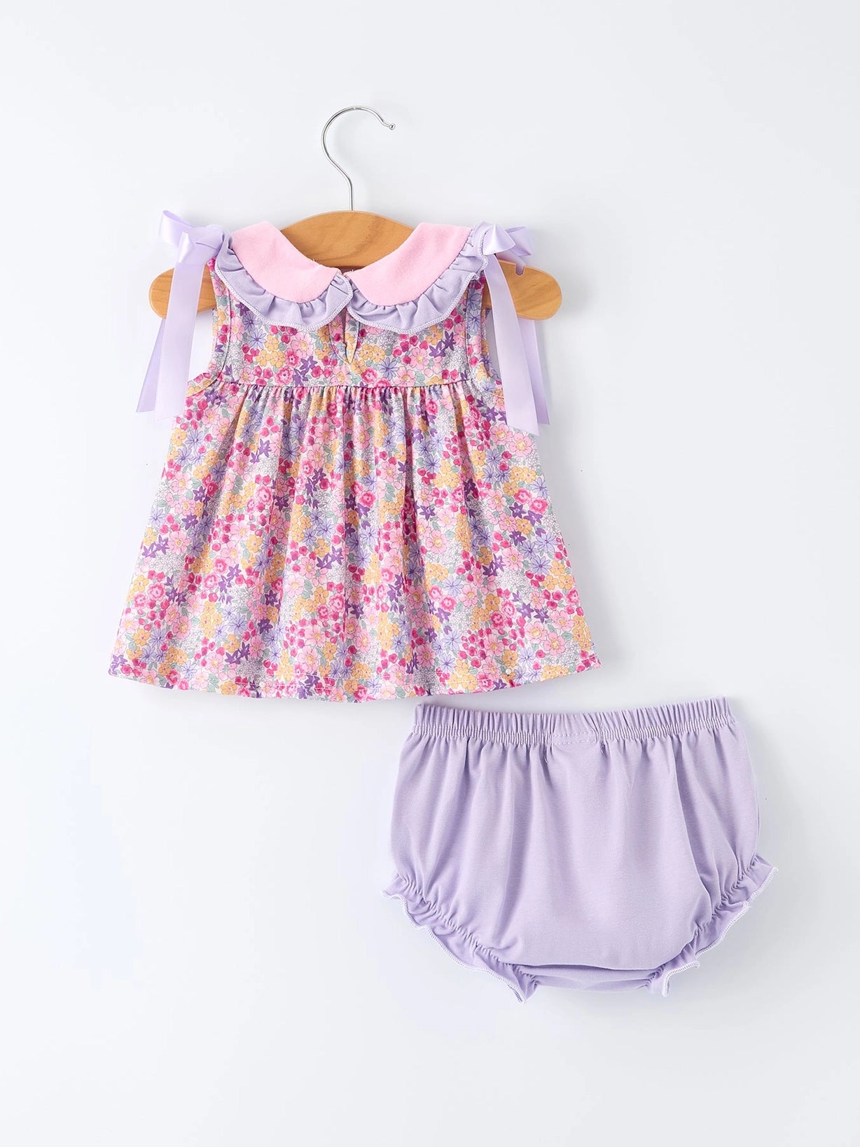Purple Floral Spring Set