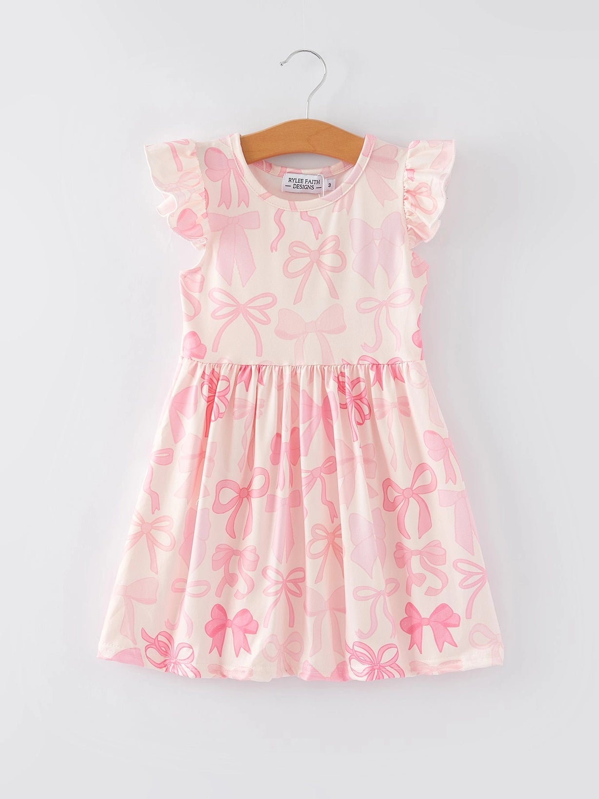 Pink Bows Twirl Dress