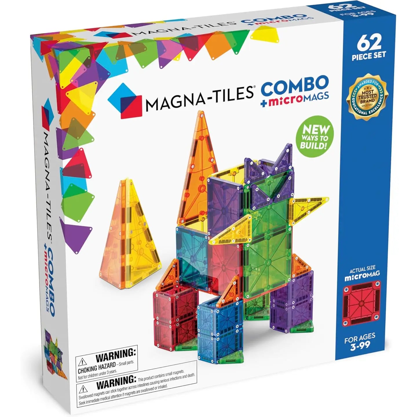 Magna-Tiles Combo 62 Pc