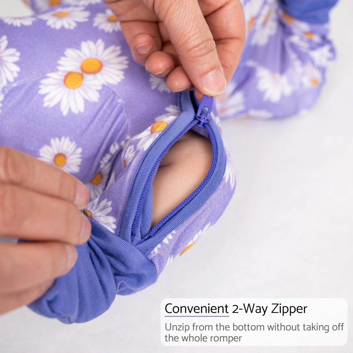 Purple Daisy Bamboo Sleeper