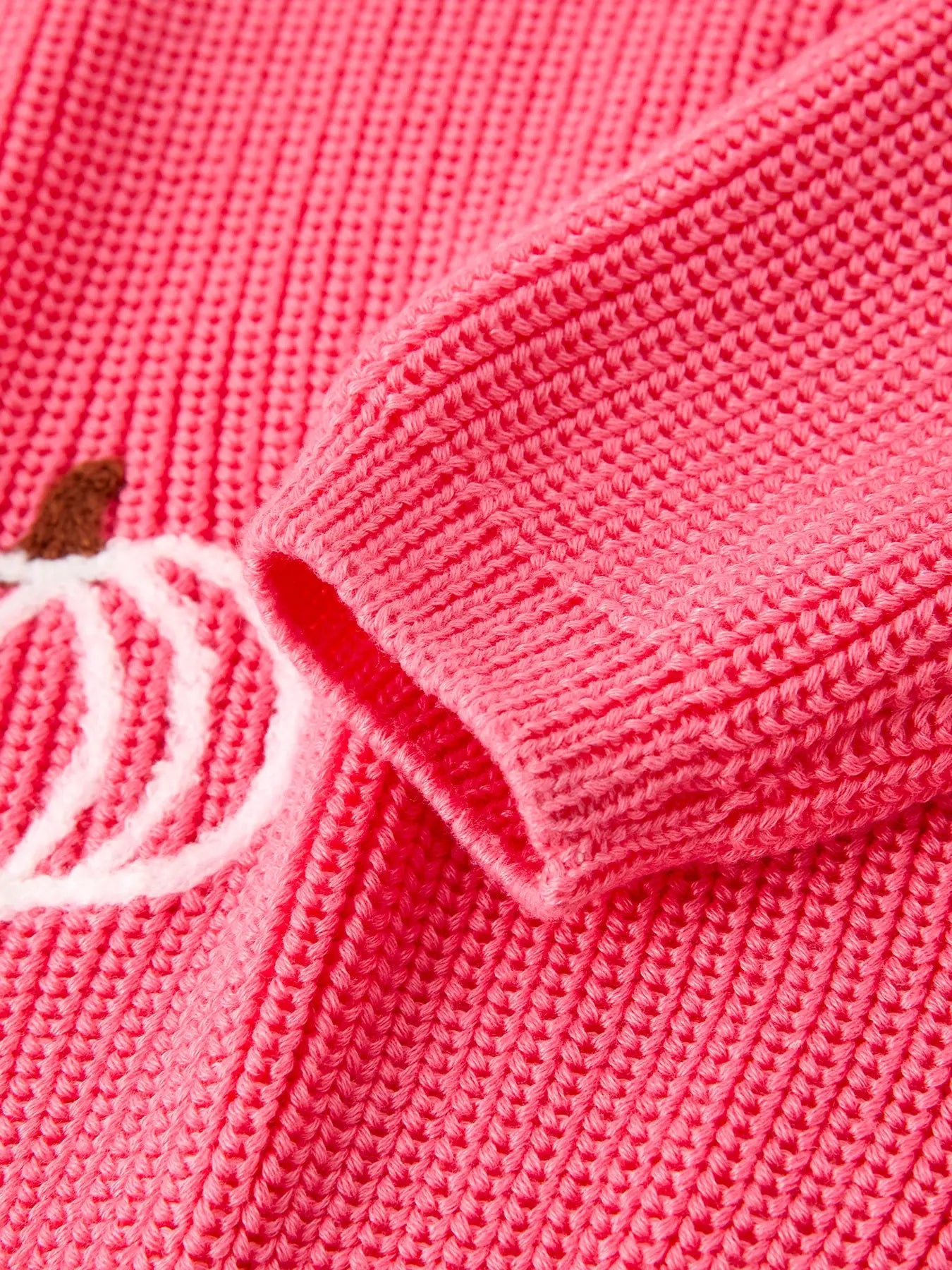 Pink/White Pumpkin Sweater