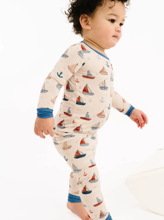 Nautical Sail Bamboo Set