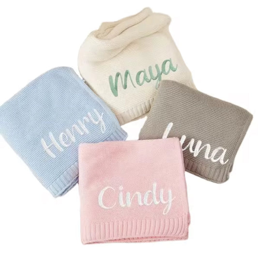 Cotton Knit Blanket