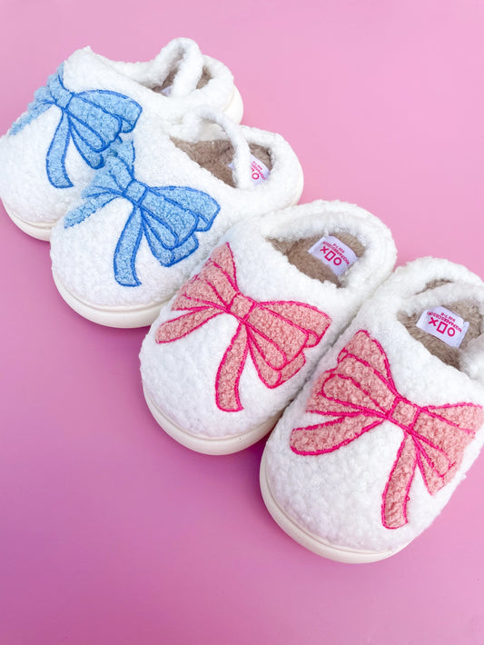 Toddler Bow Slippers