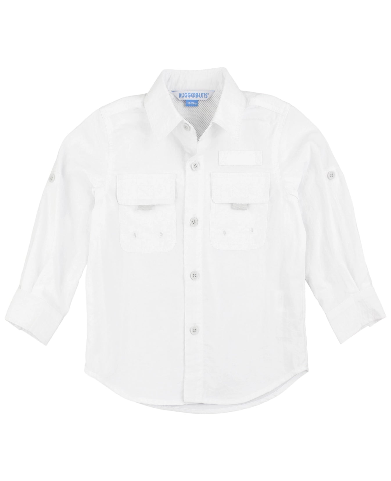 Boys White Button Down