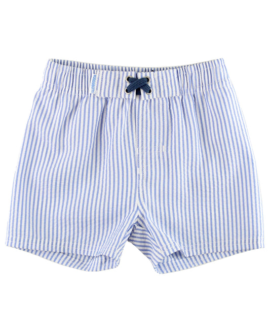 Seersucker Swim Trunks