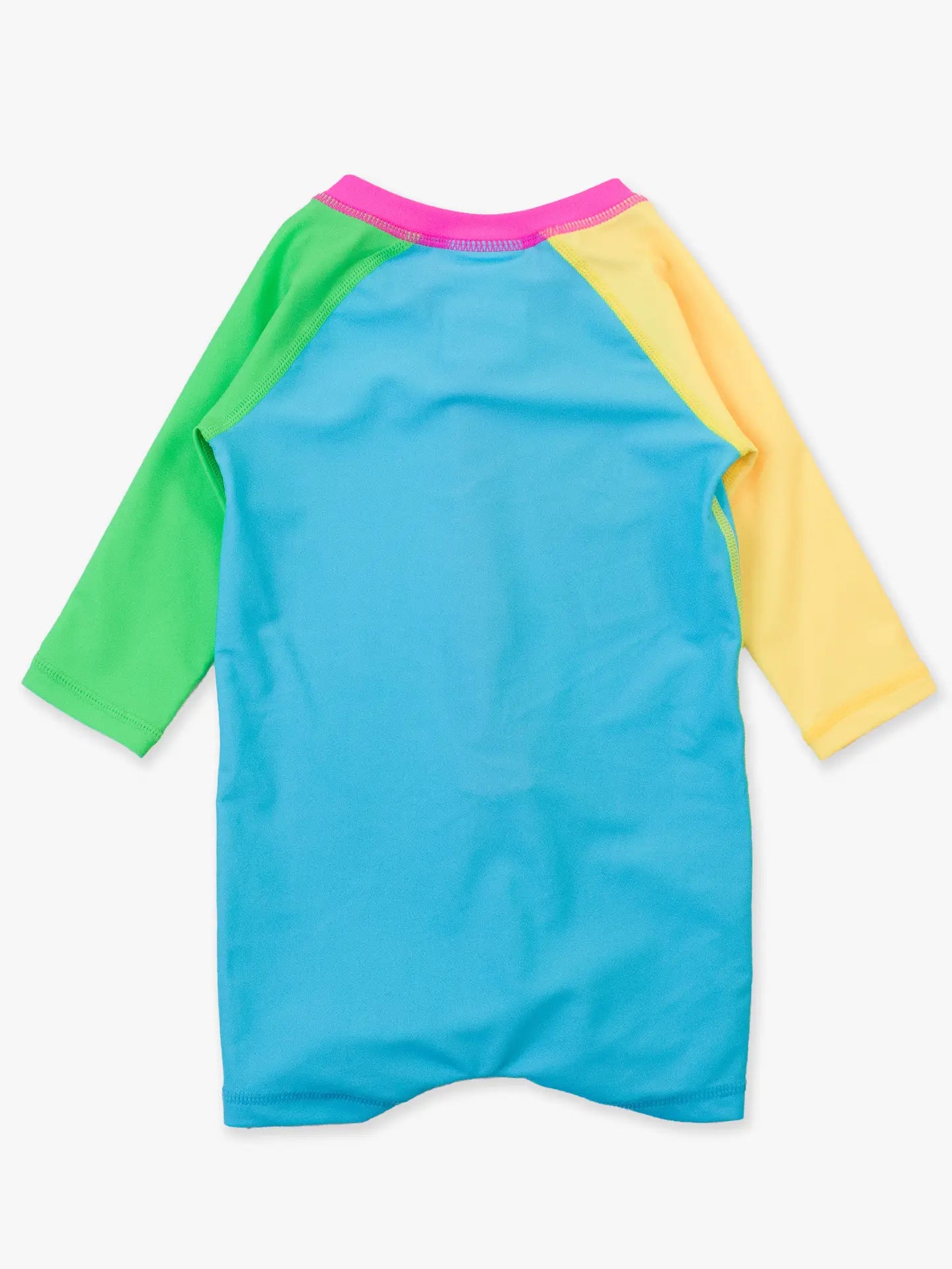 Boys Neon One Piece Rash Guard