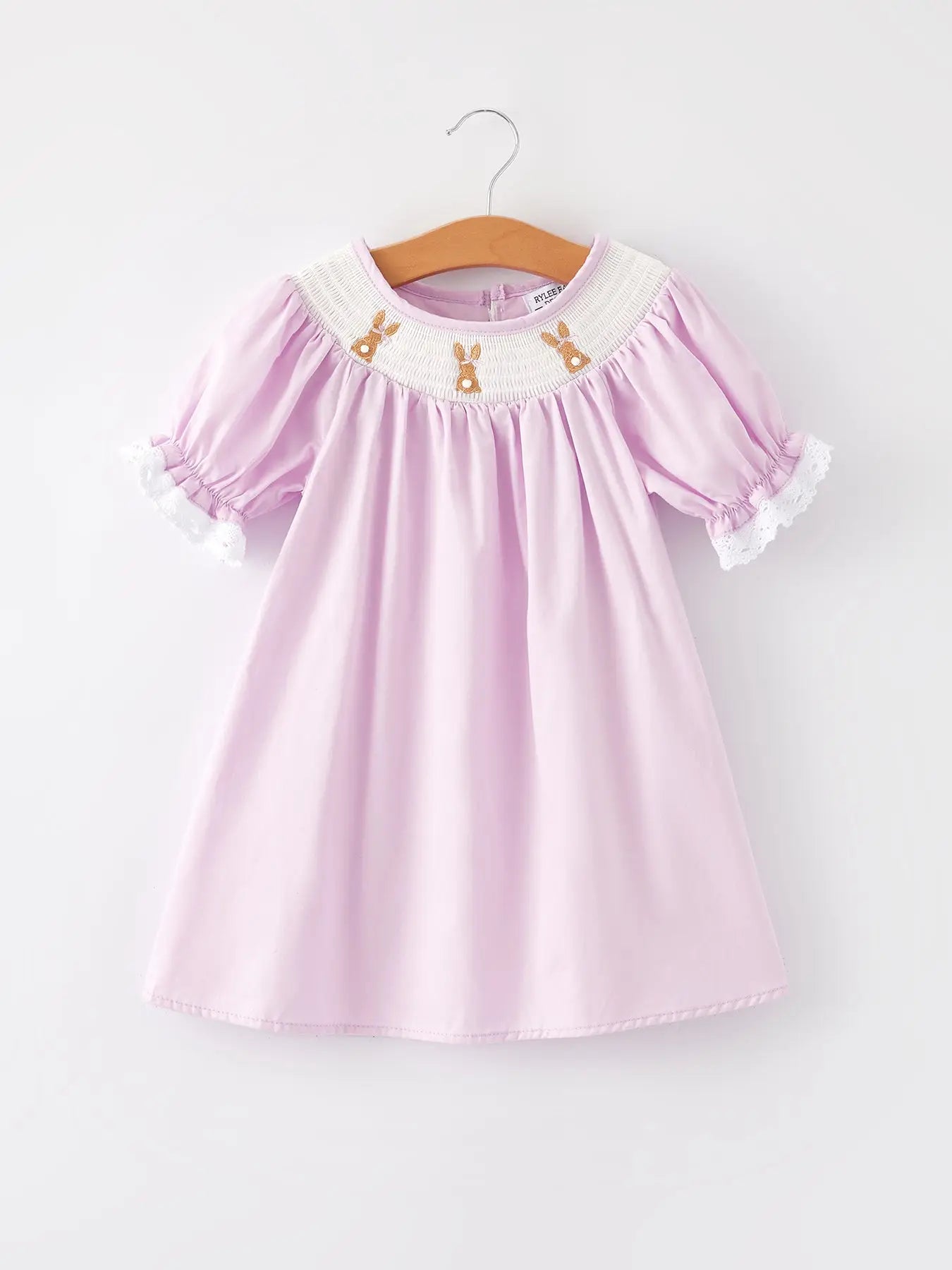 Smocked Bunny Bishop Dress