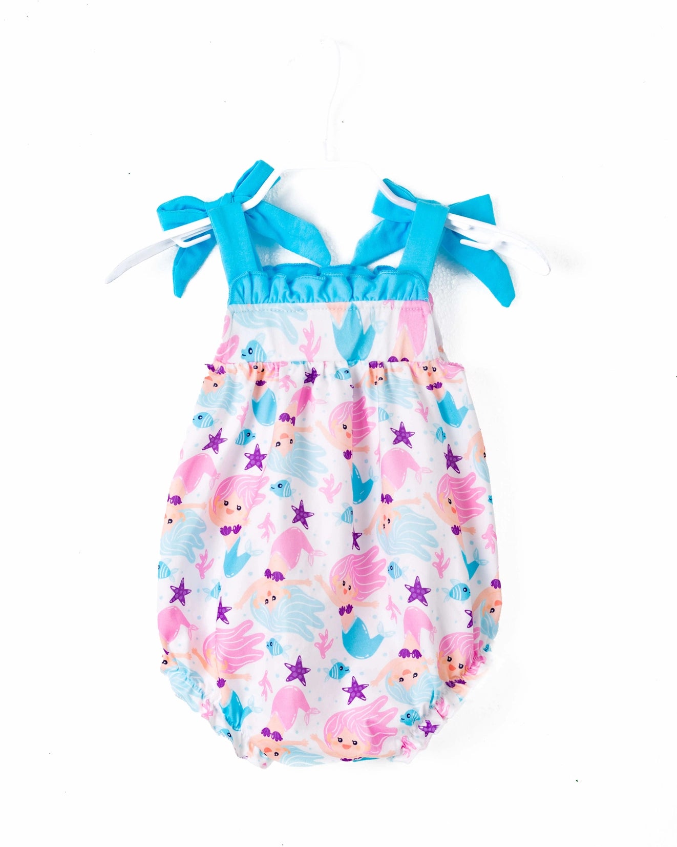 Blue Mermaid Ruffle Bubble