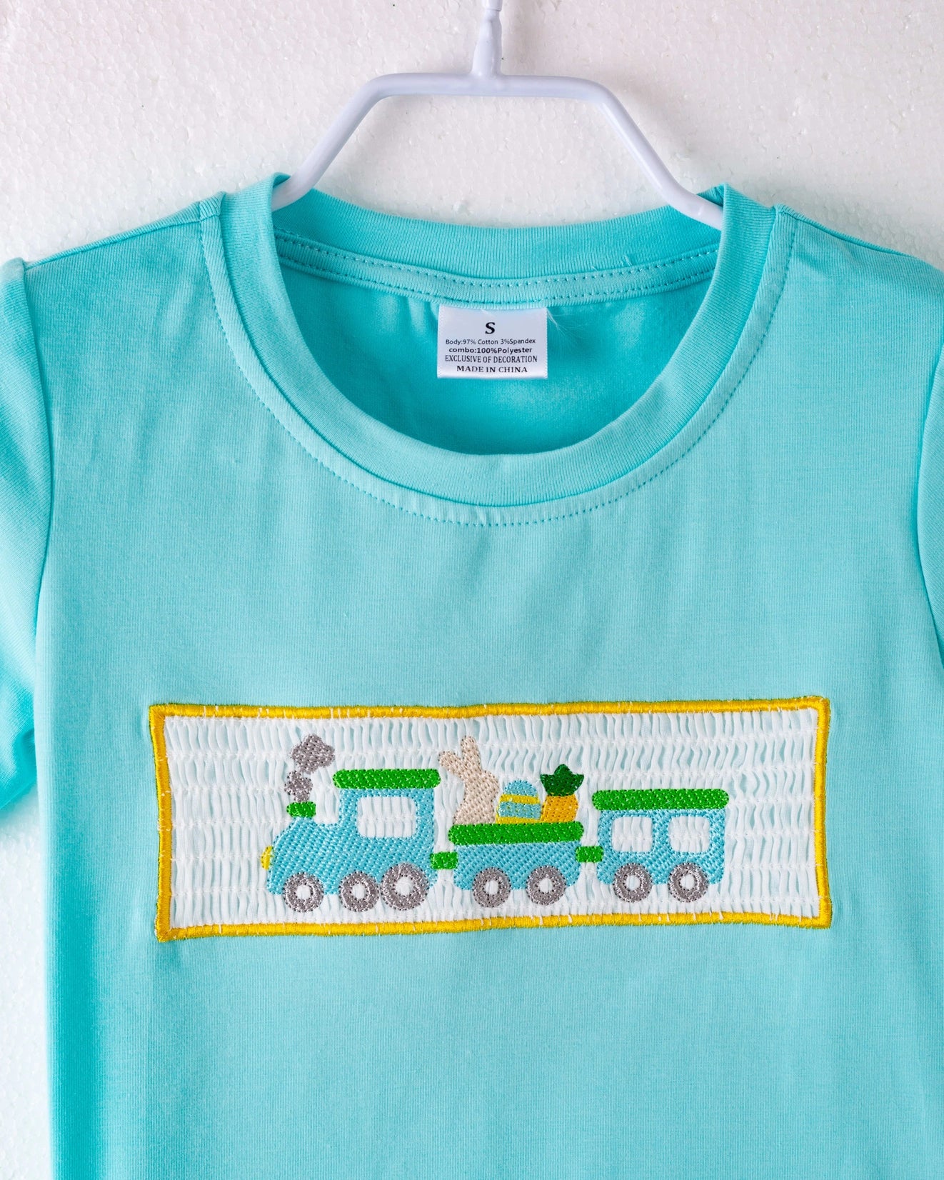 Easter Train Smocked Set