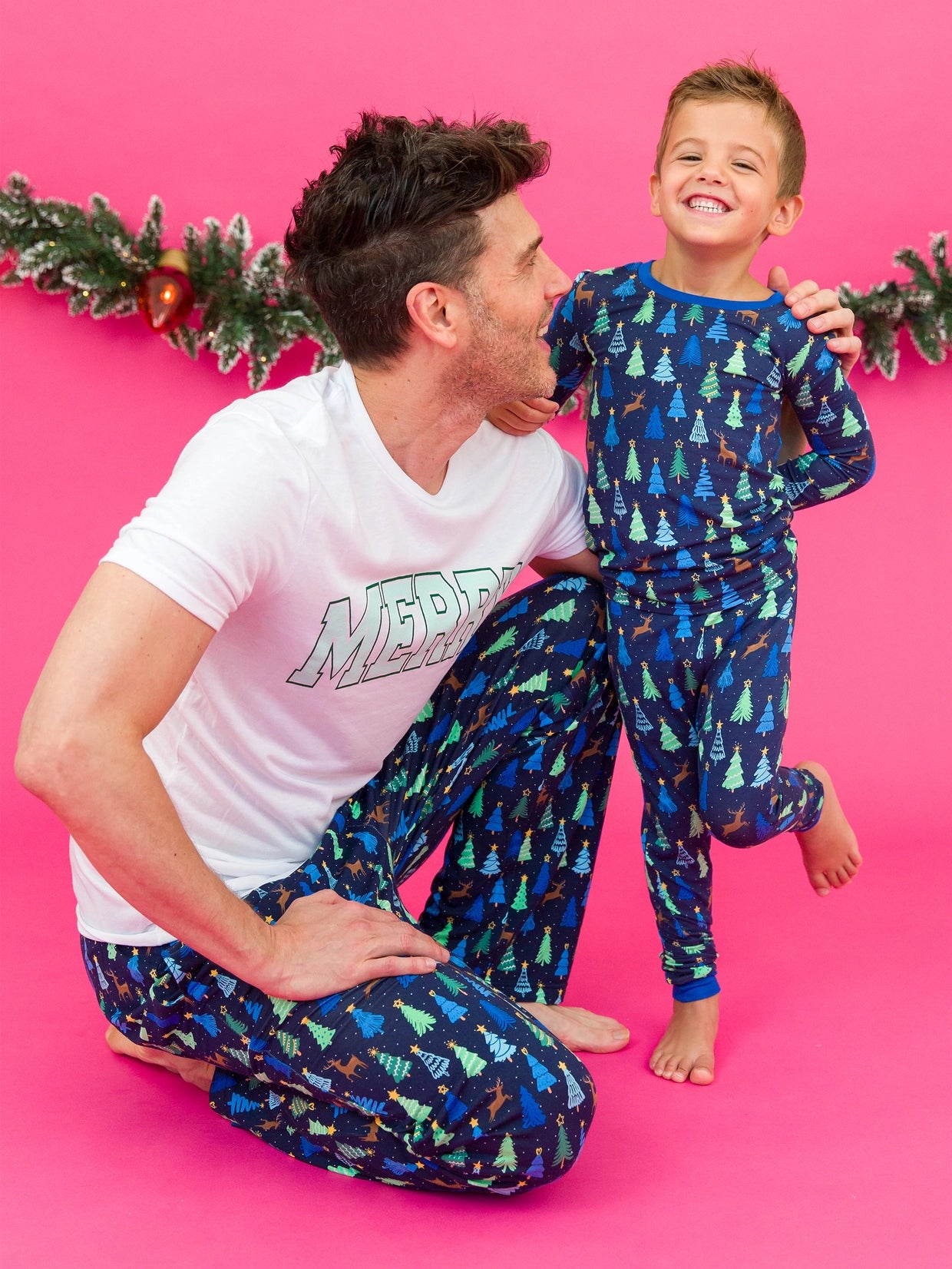 Adult Blue Pines PJ Pants