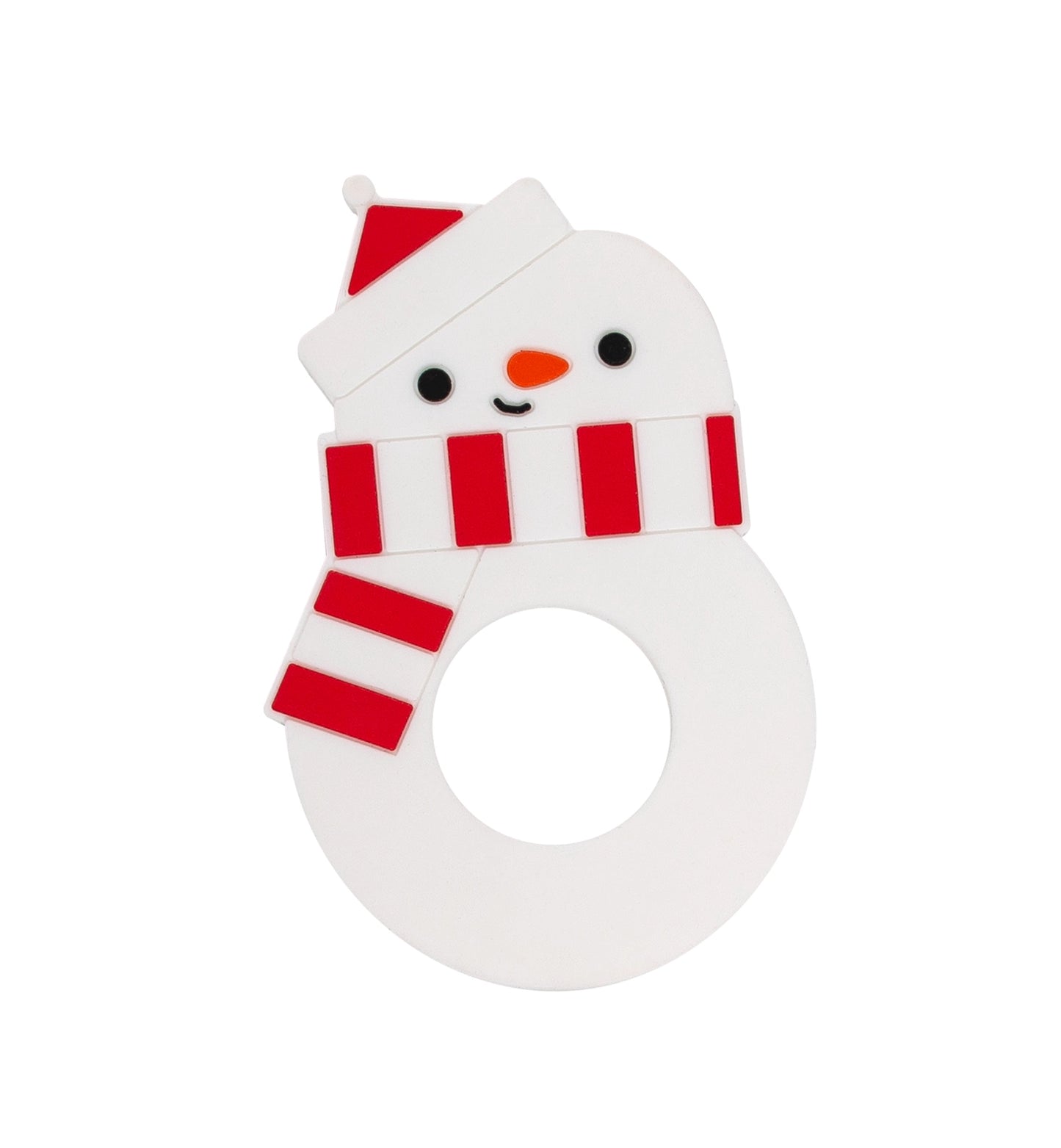 Silicone Snowman Teether