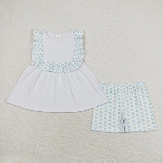 Blue Crab Ruffle Set