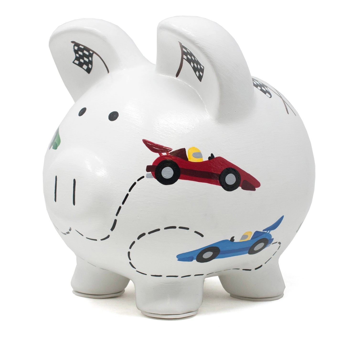 Race Car Piggy Bank