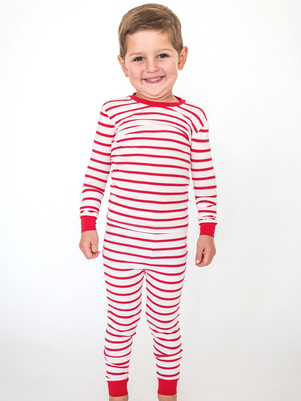 Red Stripe Bamboo PJs