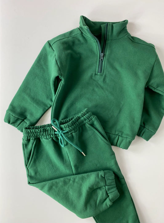 Emerald Fleece Jogger Set