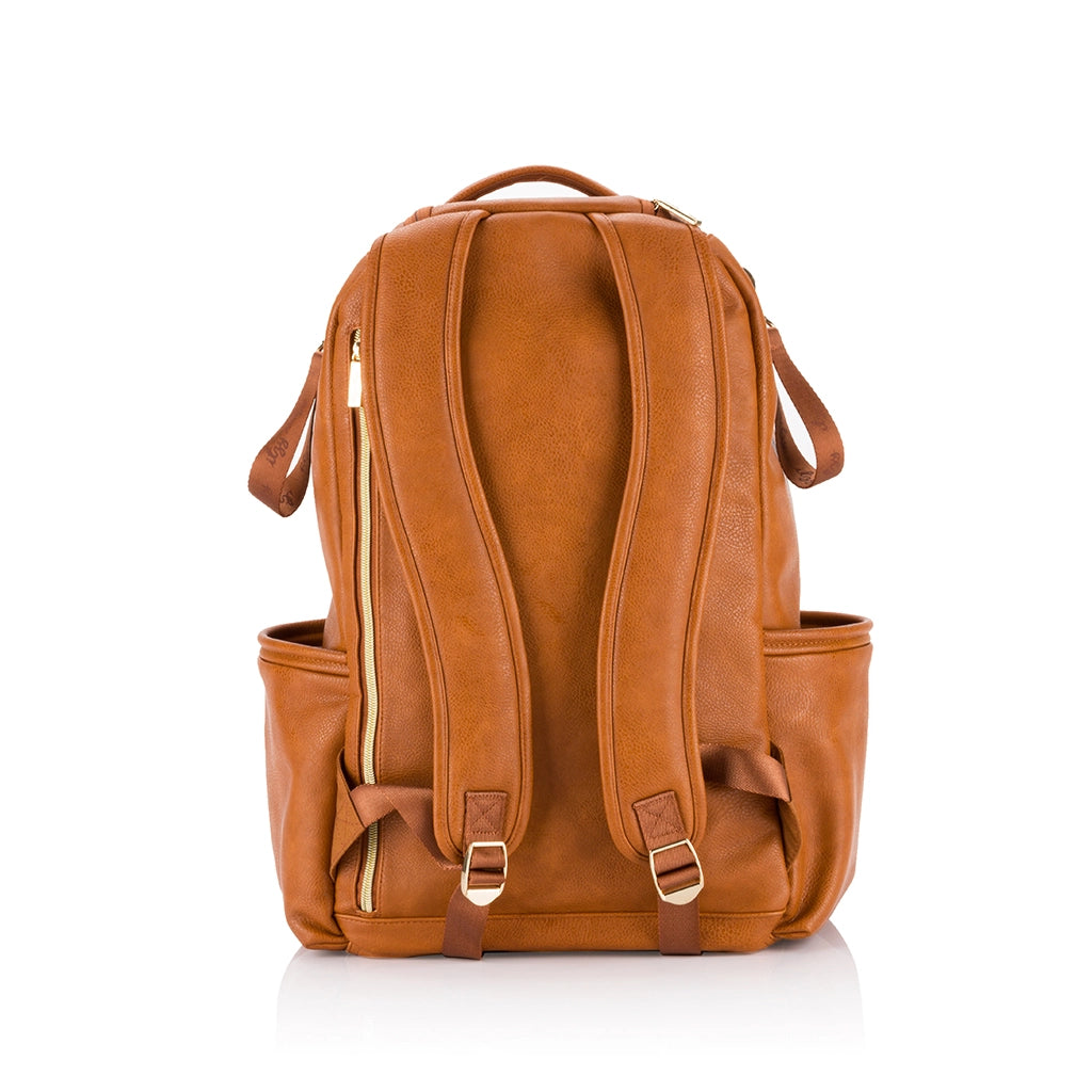 Cognac Boss Plus Backpack Diaper Bag