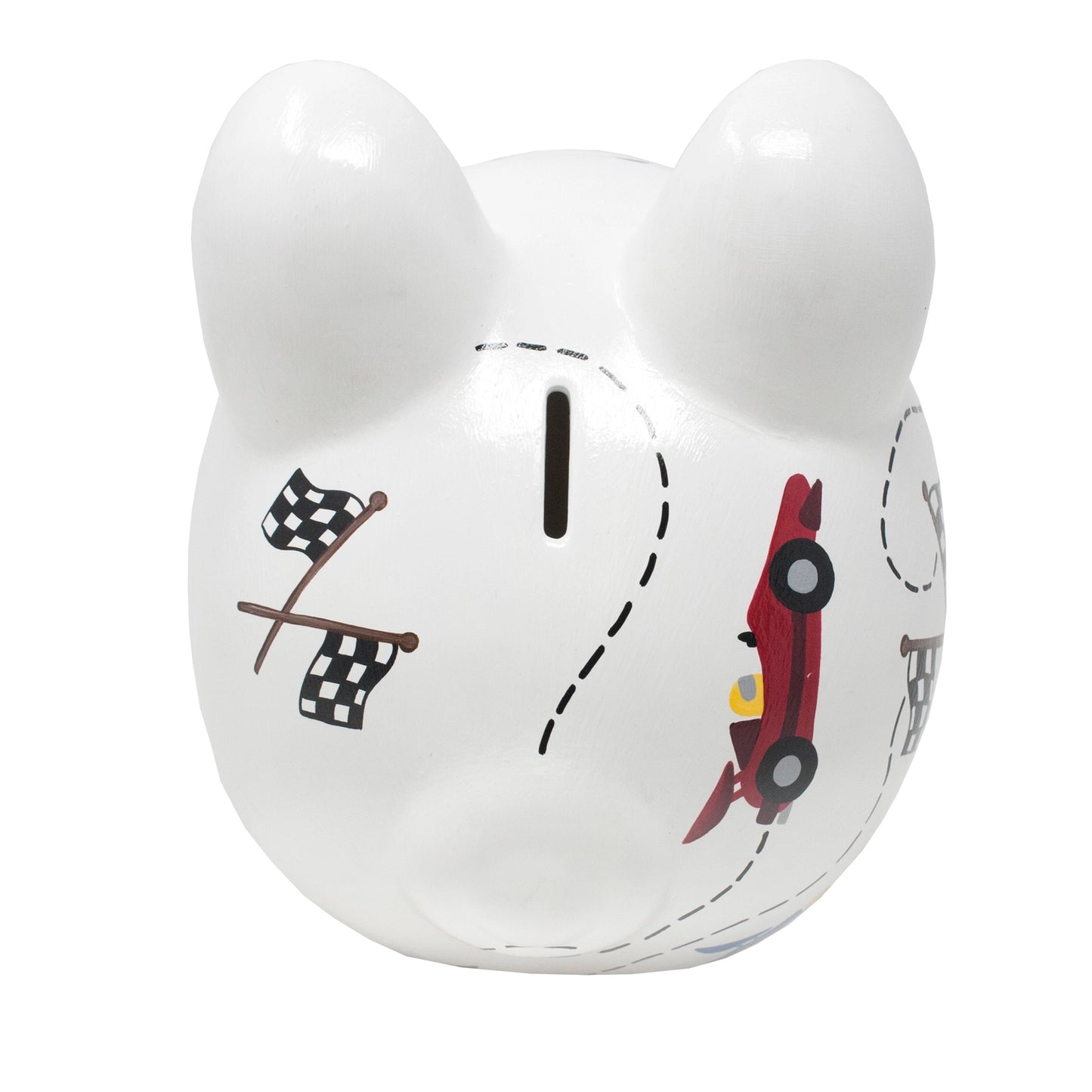 Race Car Piggy Bank