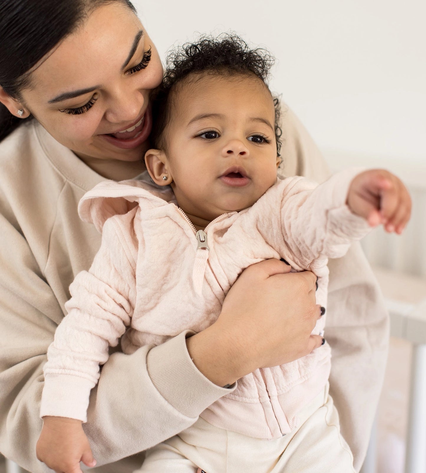 Cotton Quilted Jacket Pink