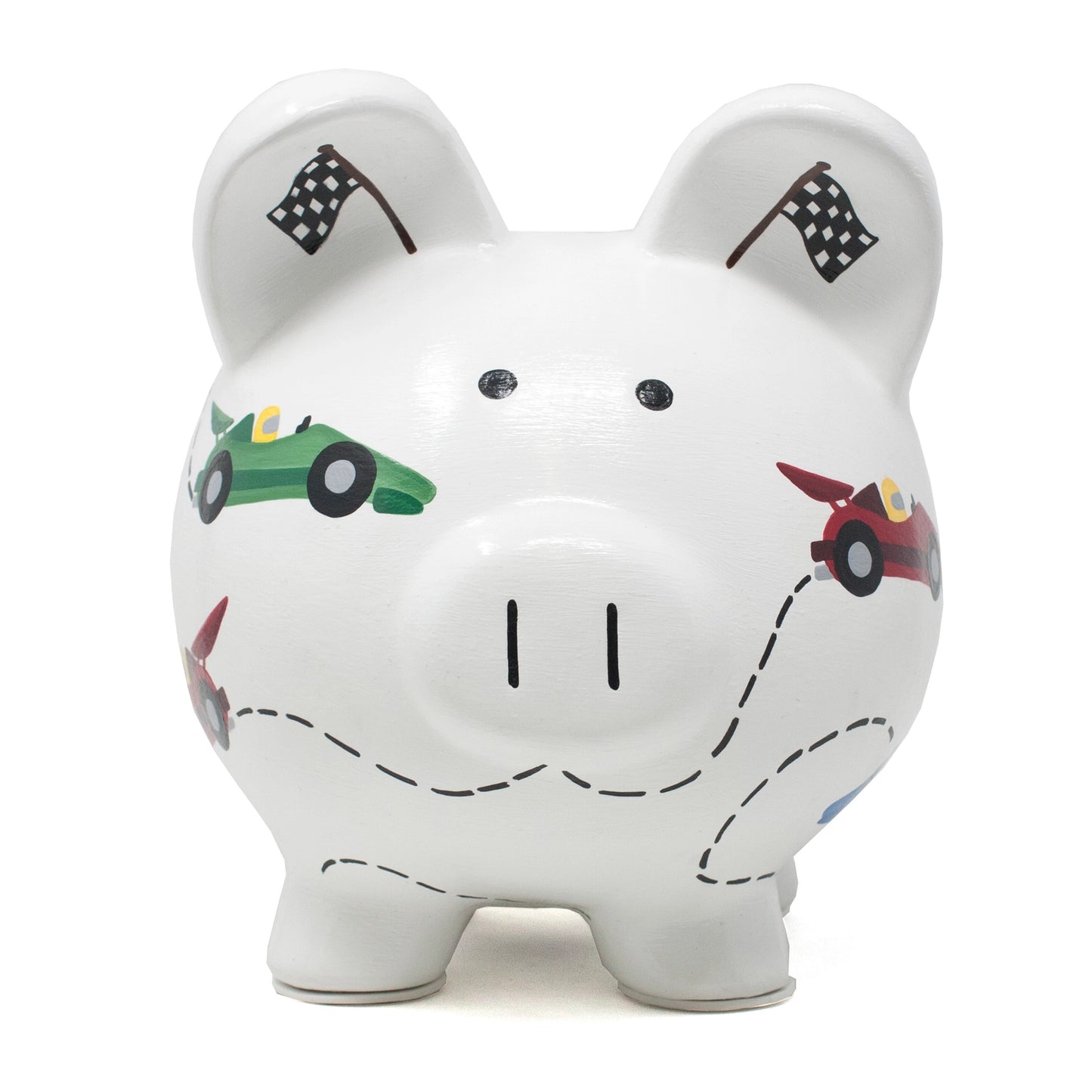 Race Car Piggy Bank