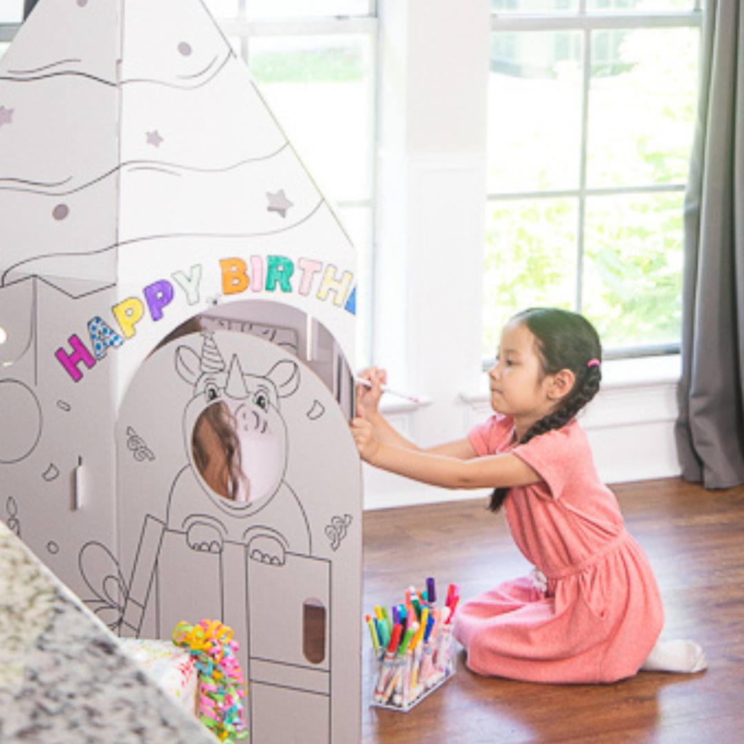 Birthday Cupcake Coloring Playhouse