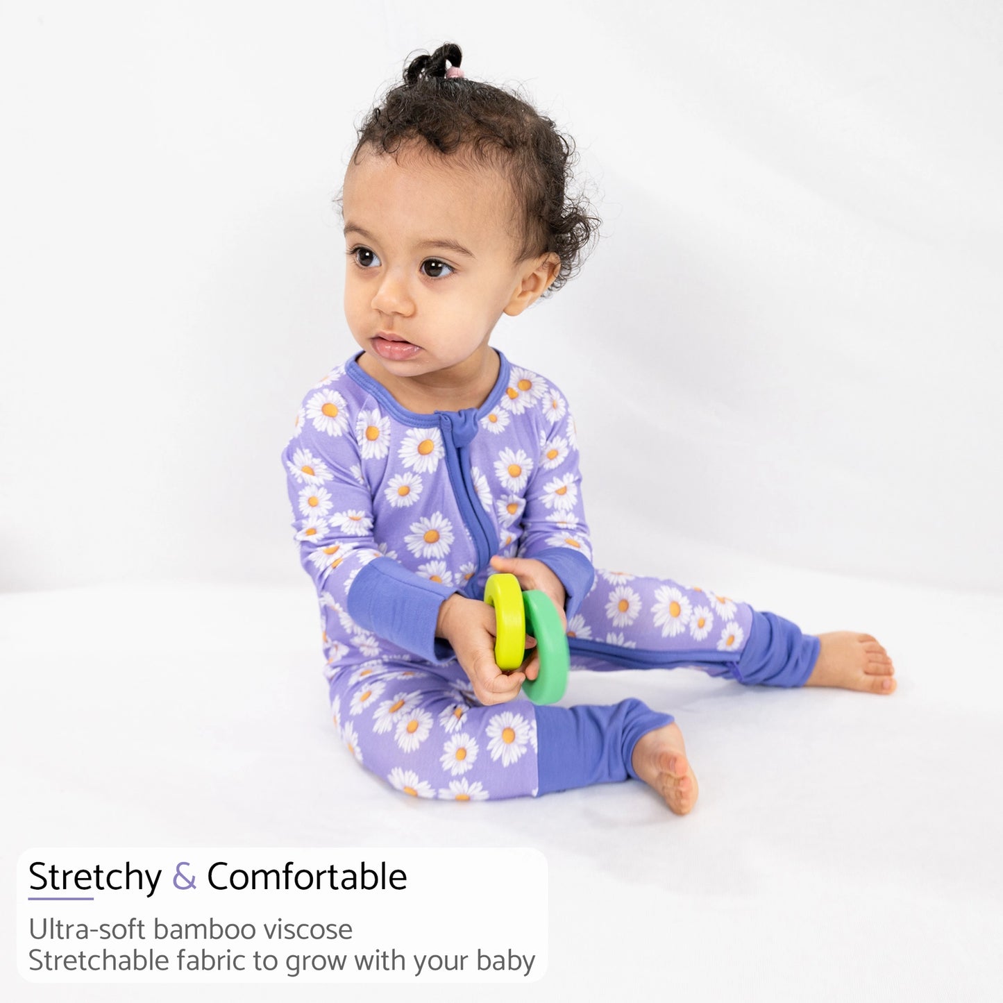 Purple Daisy Bamboo Sleeper