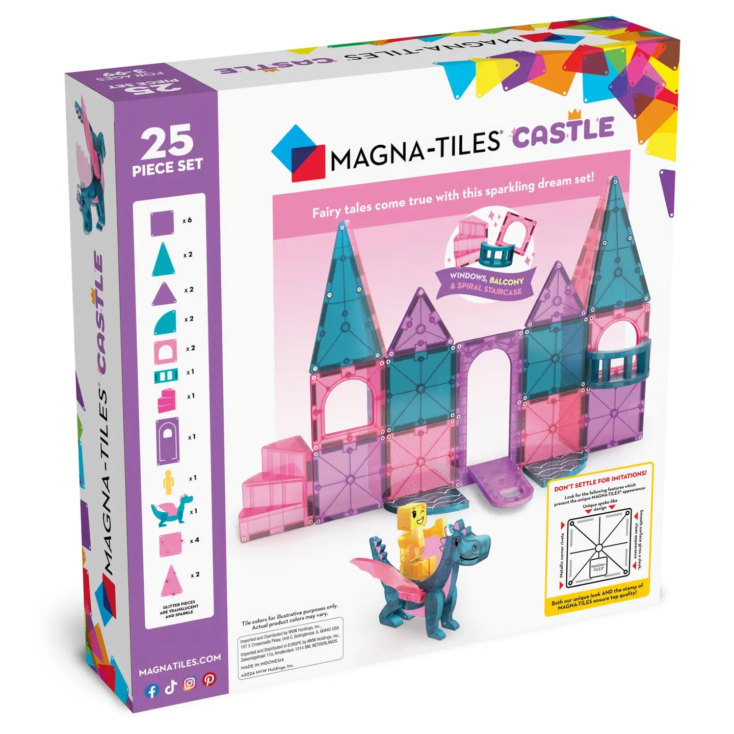 Magna-Tiles Castle 25 Pc