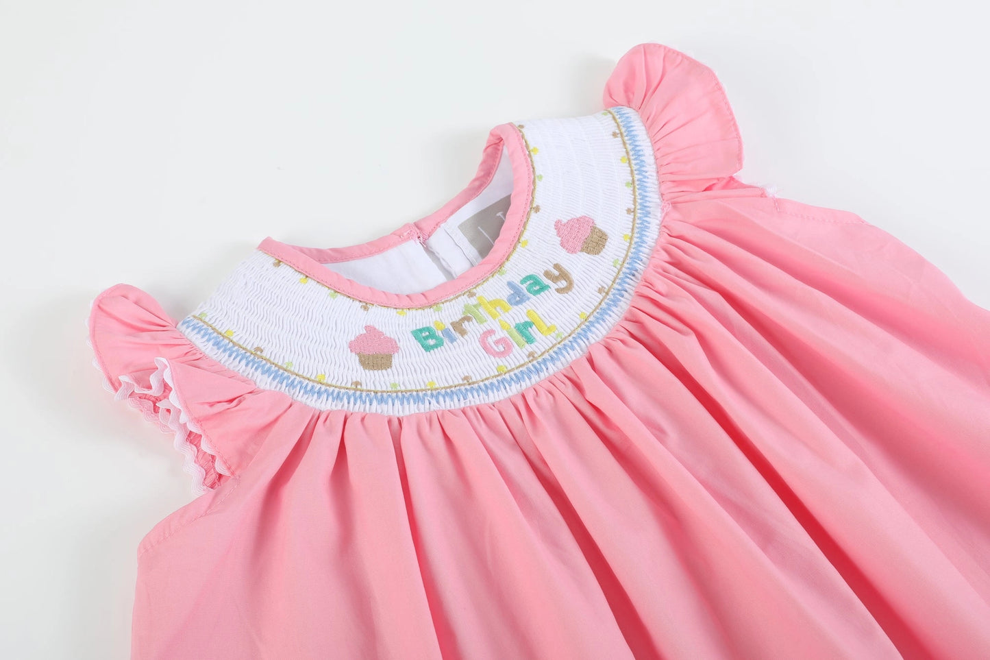 Smocked Birthday Girl Bishop Dress