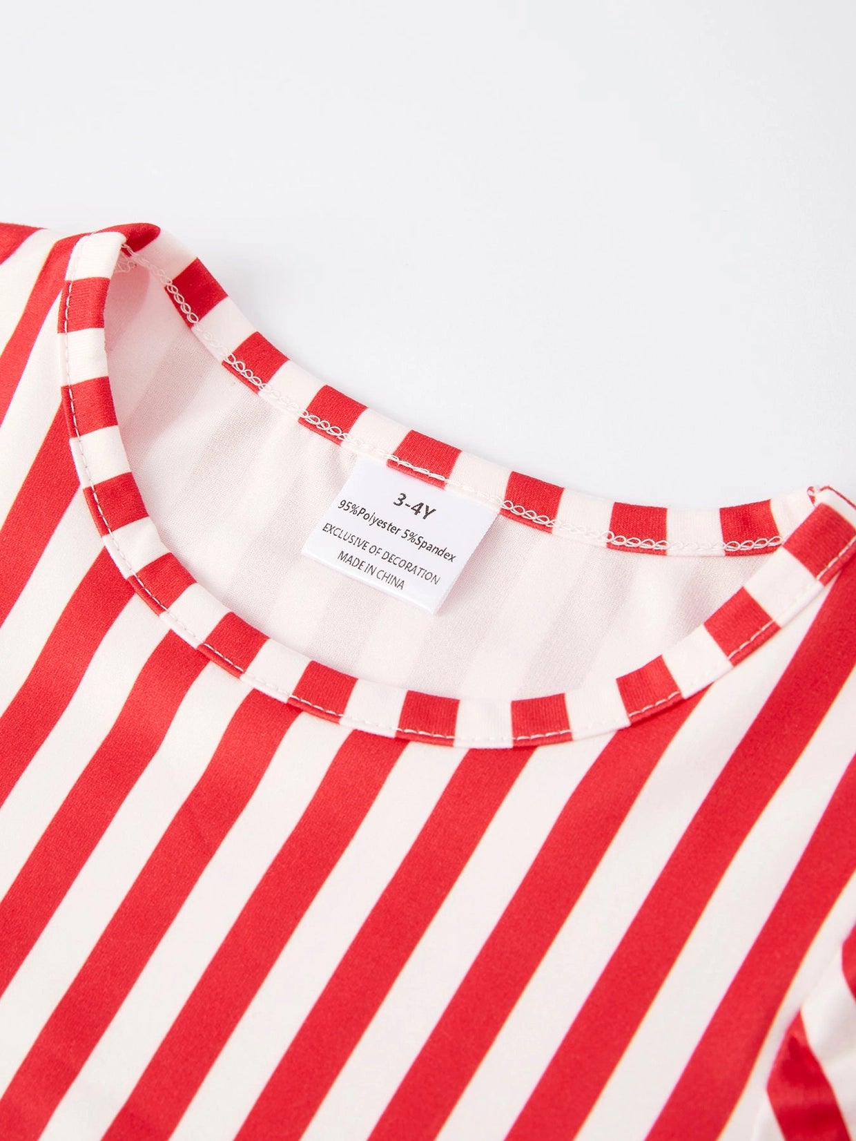 Peppermint Stripes Twirl Dress