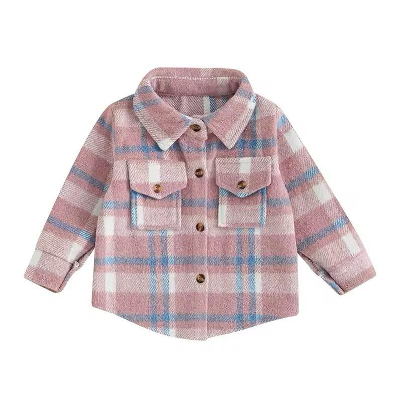 Pink Flannel Shacket