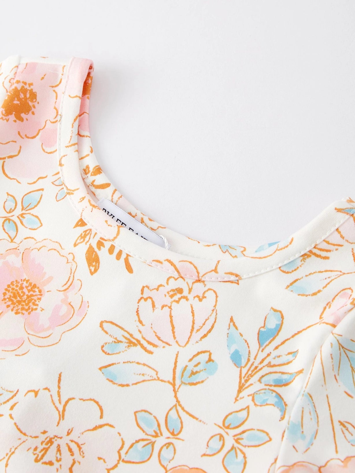 Vintage Floral Twirl Dress