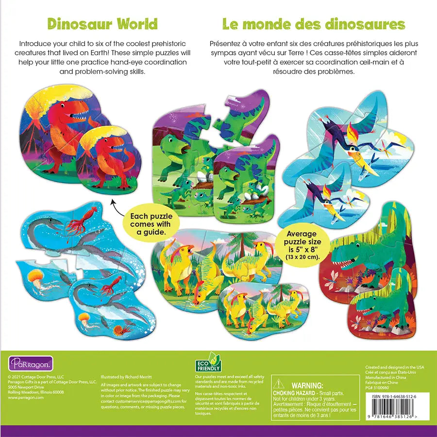 Dinosaur World: 6 Puzzles
