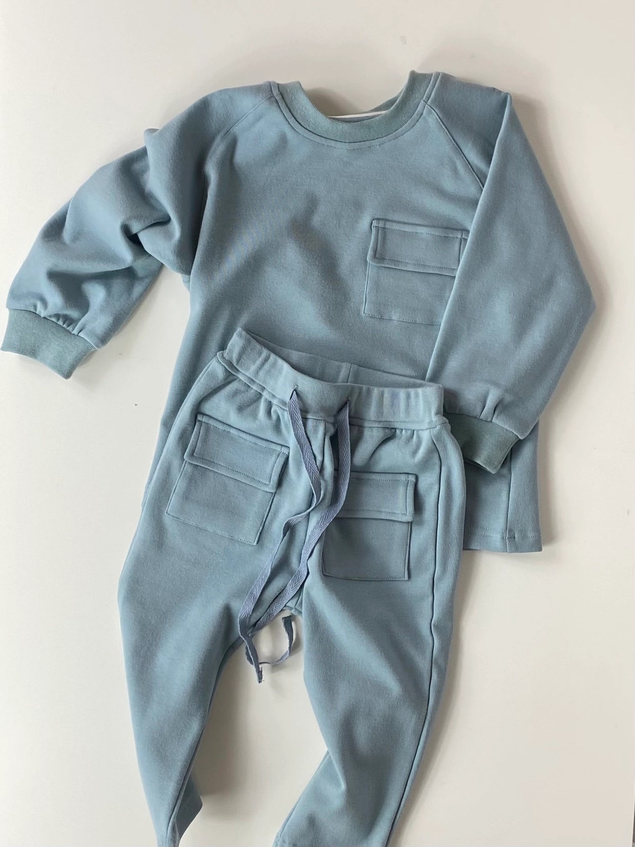 Dusty Blue Jogger Set