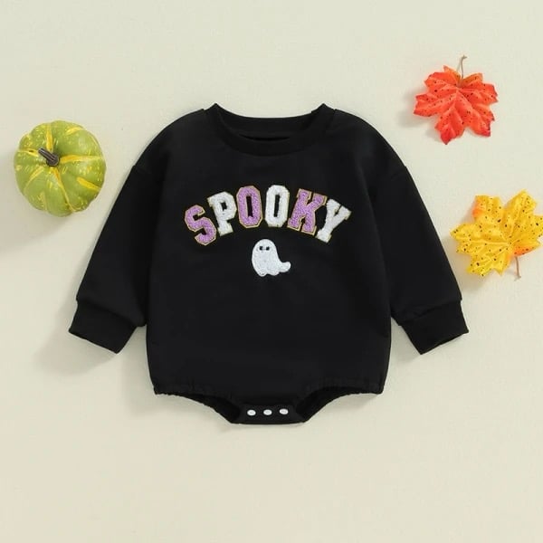 Spooky Ghost Embroidered Bubble