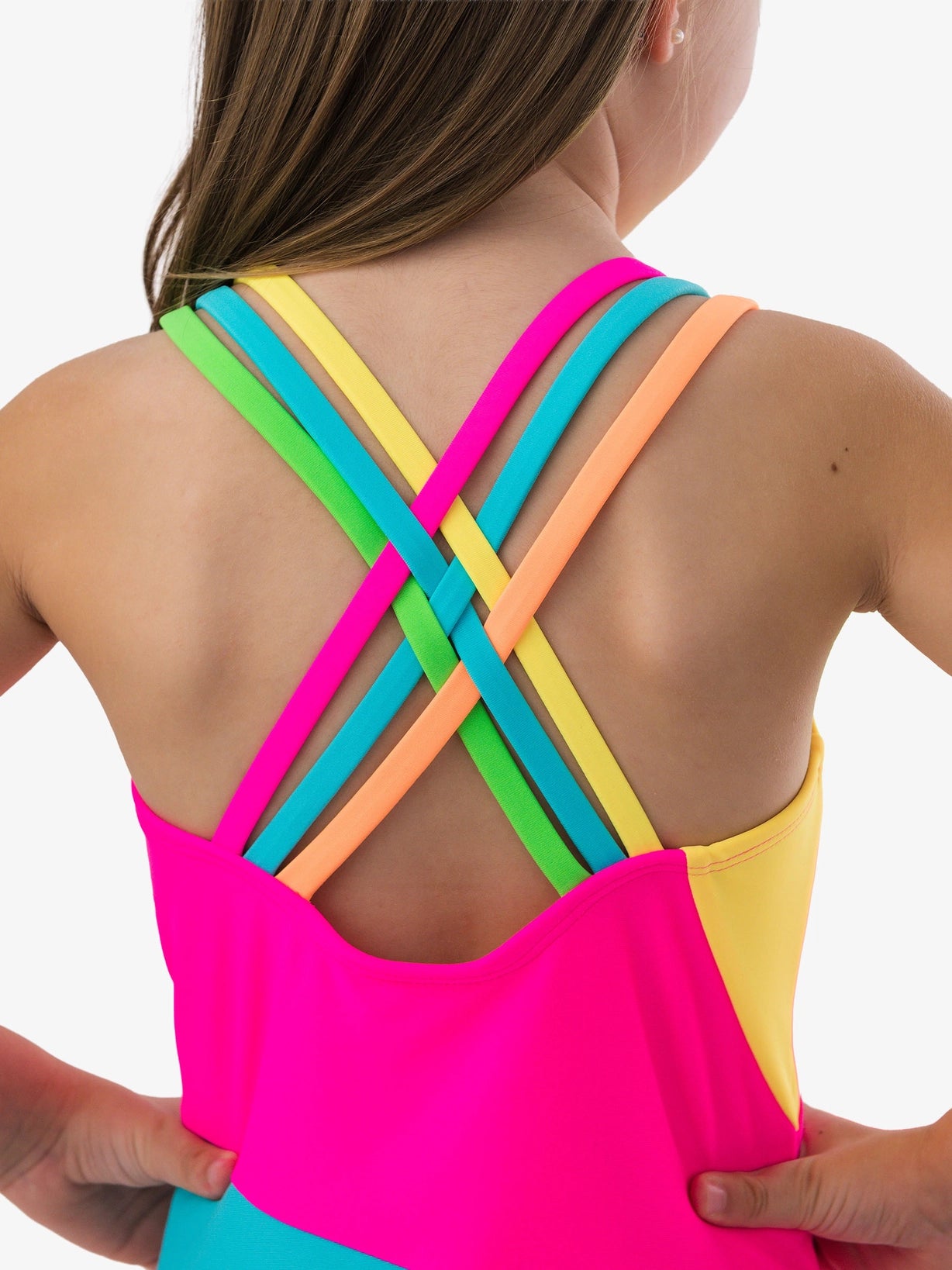 Neon Cross Back One Piece