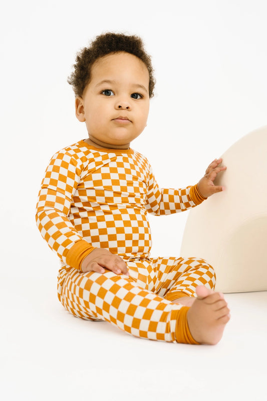 Checkerboard Charm Bamboo Set