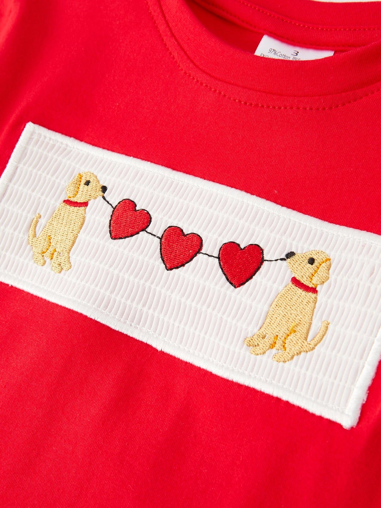 Smocked Puppy Love Set