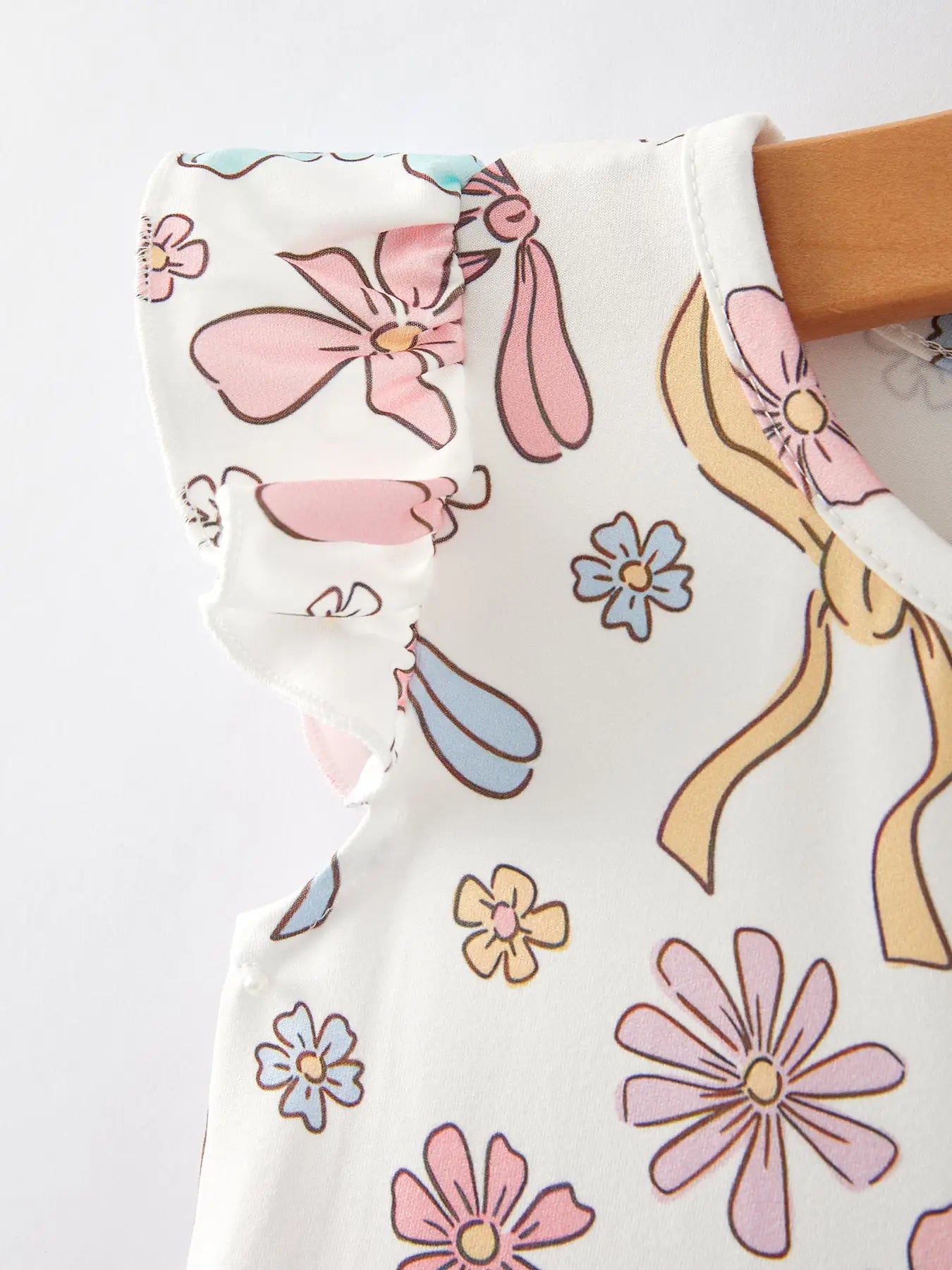 Floral Bows Twirl Dress