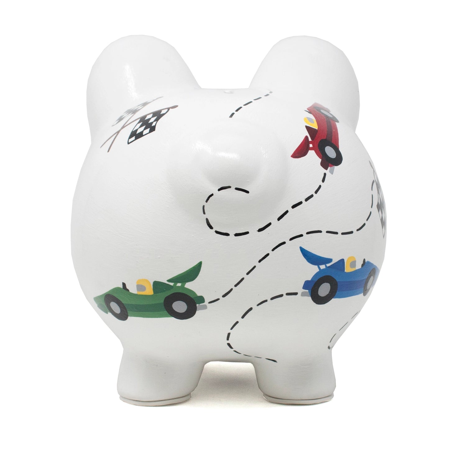 Race Car Piggy Bank