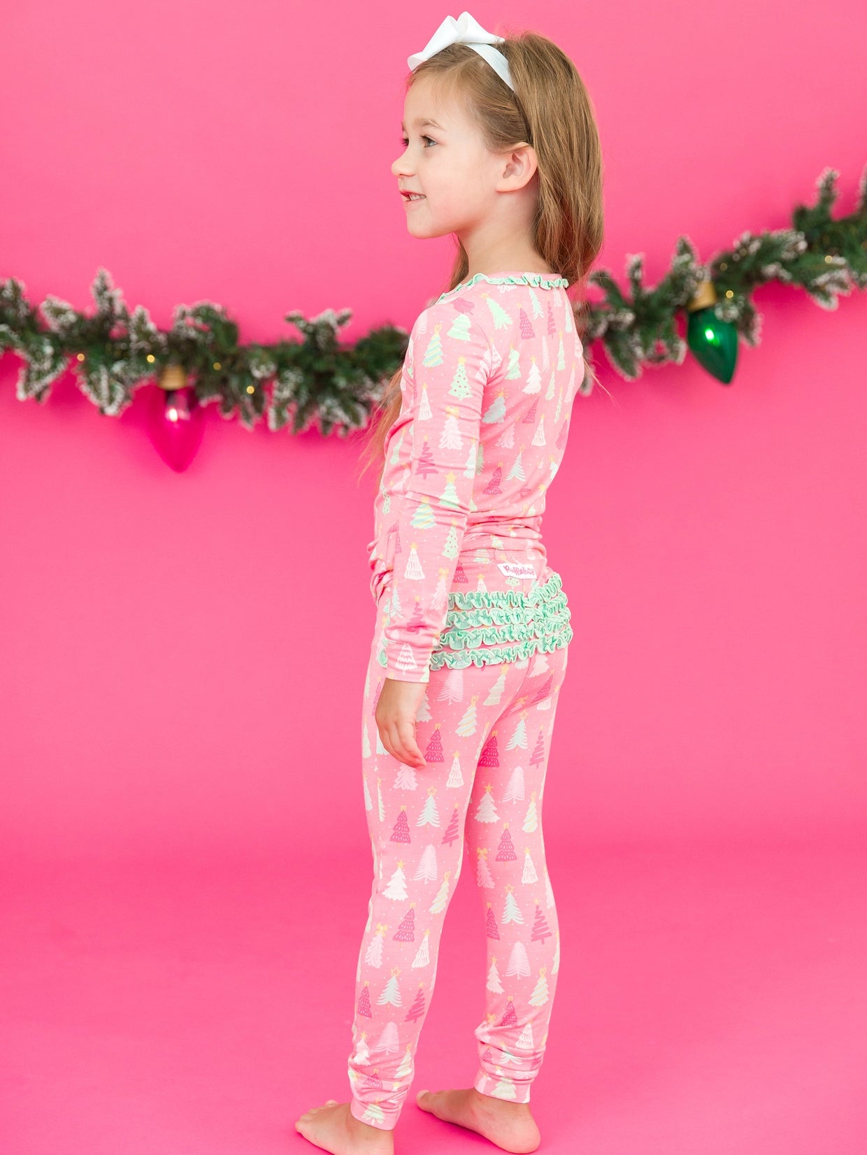 Pink Pines Bamboo PJ Set