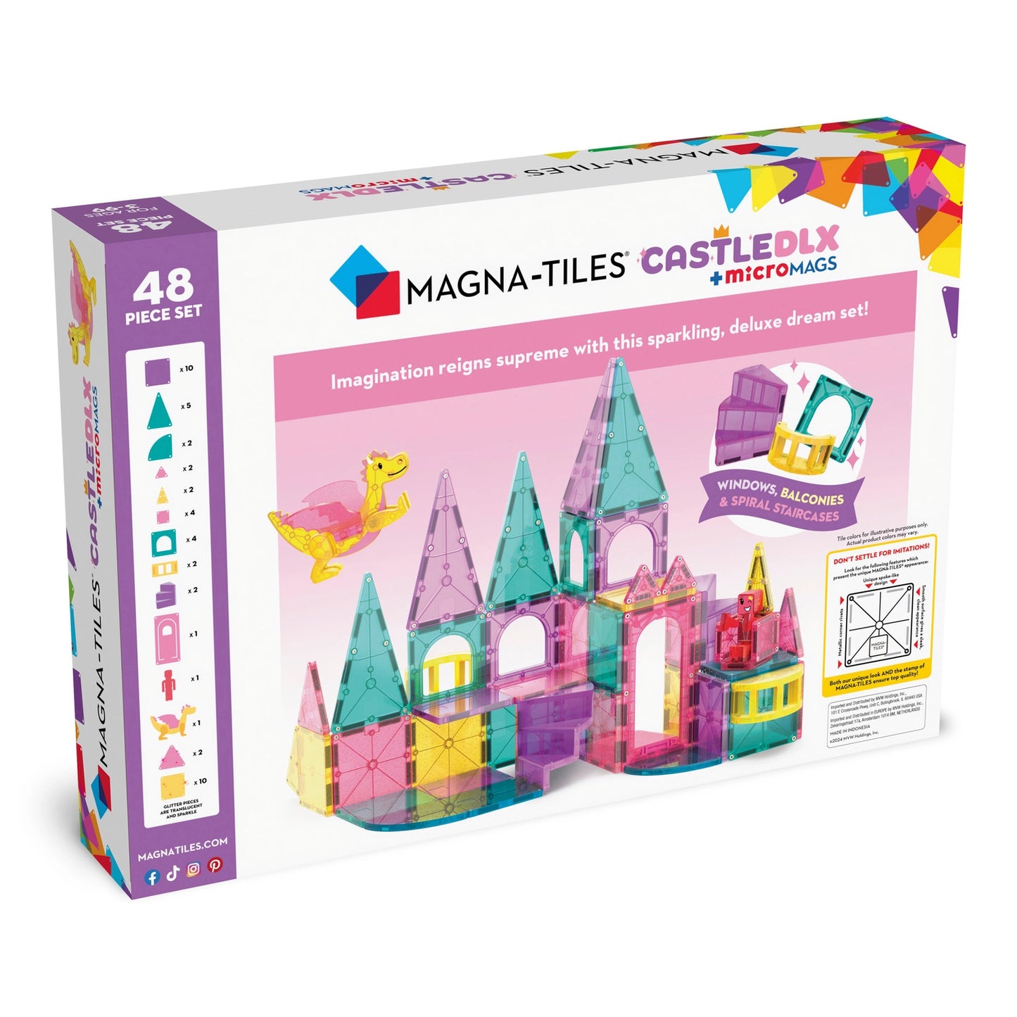 Magna-Tiles Castle Dlx 48 Pc