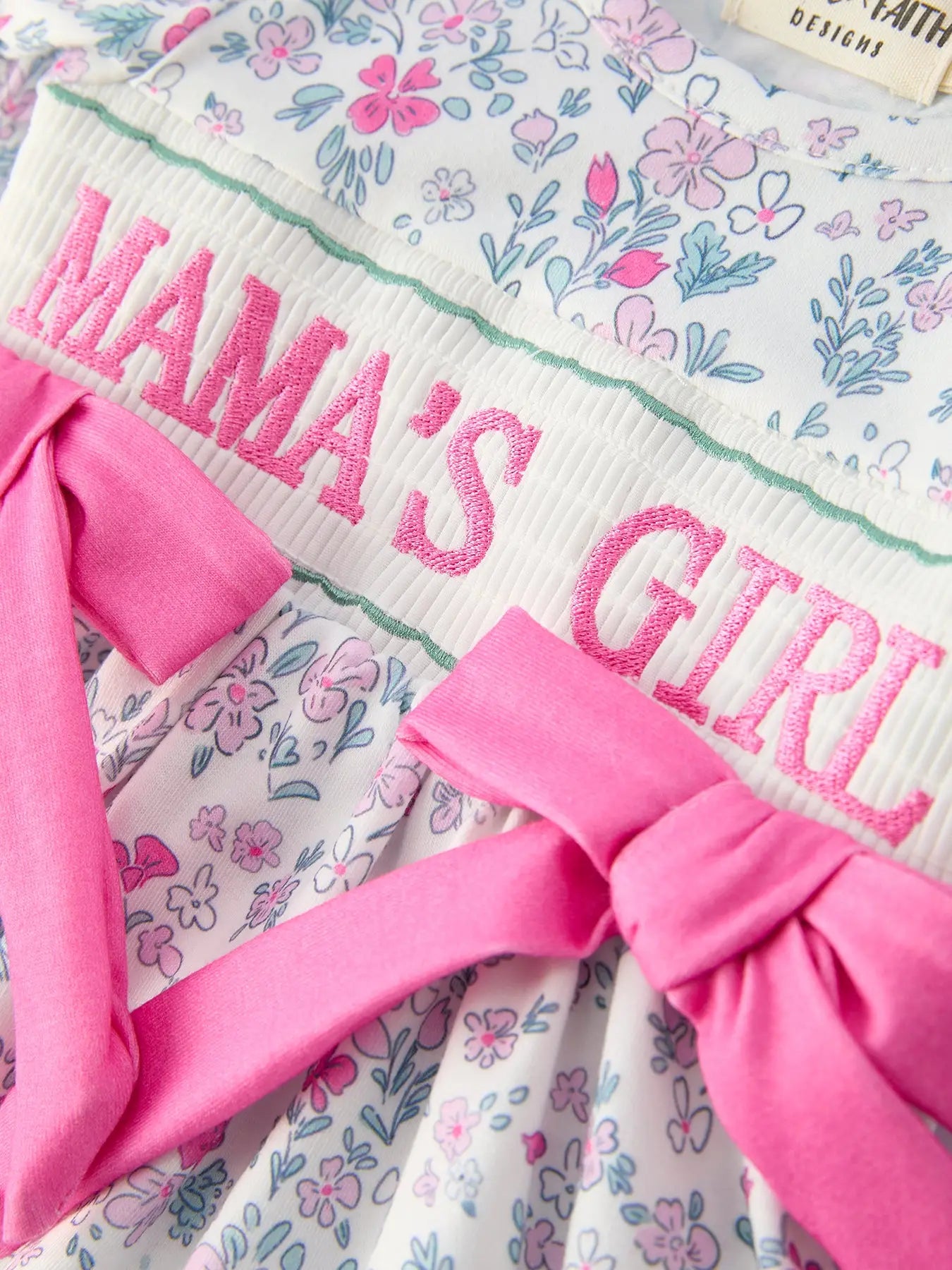 Smocked Mama's Girl Set