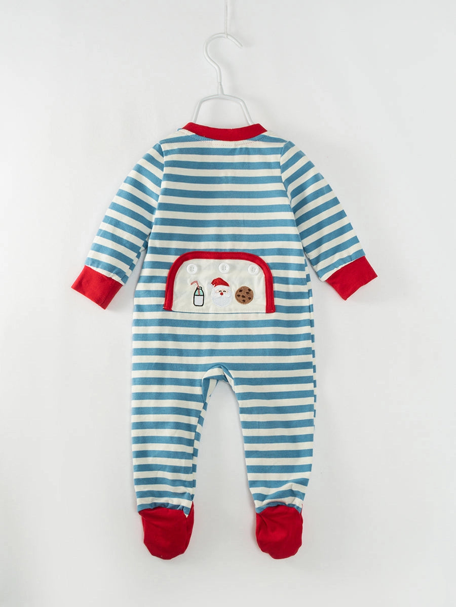 Blue Stripe Buttflap Sleeper