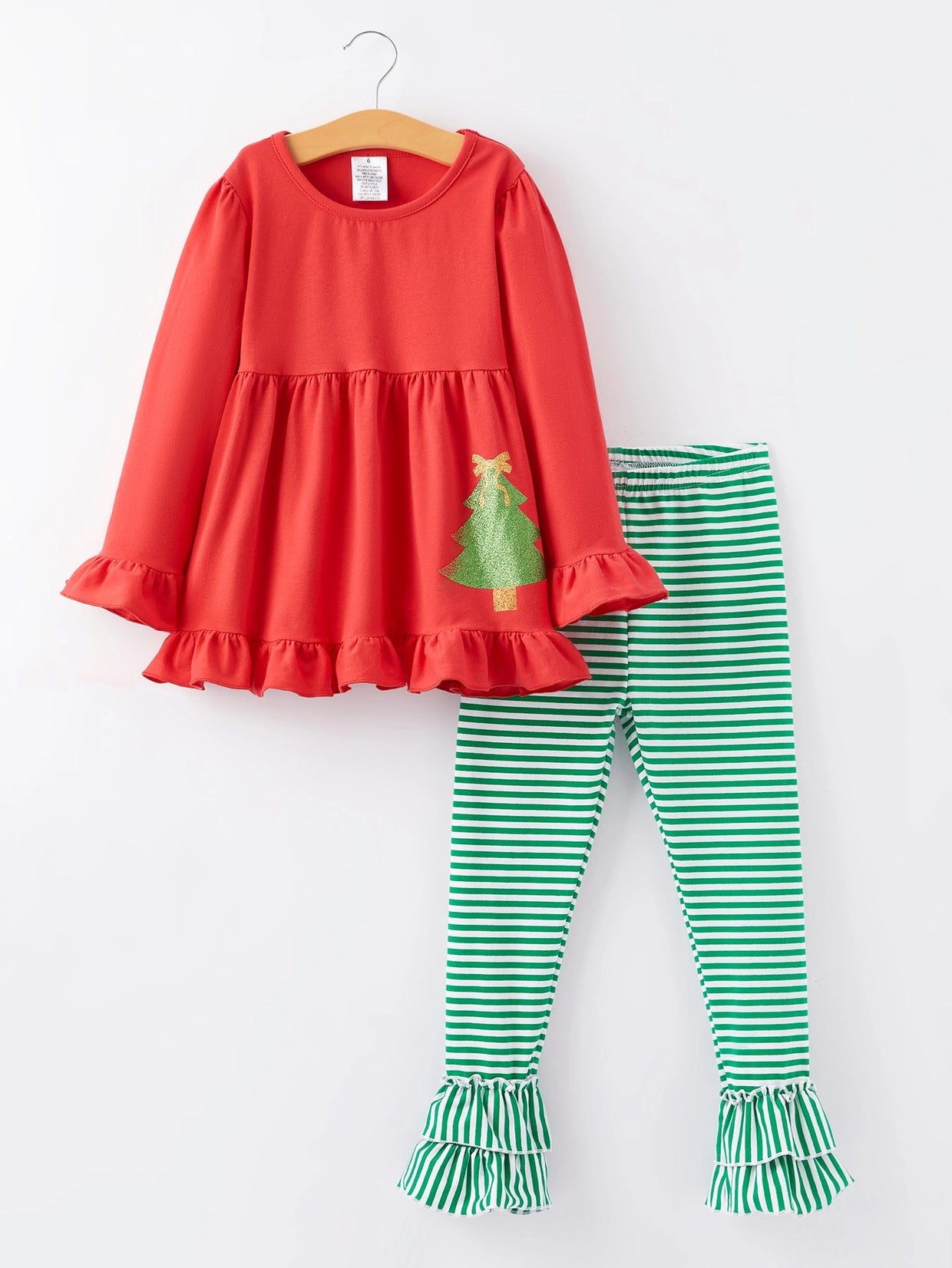 Christmas Tree Ruffle Set