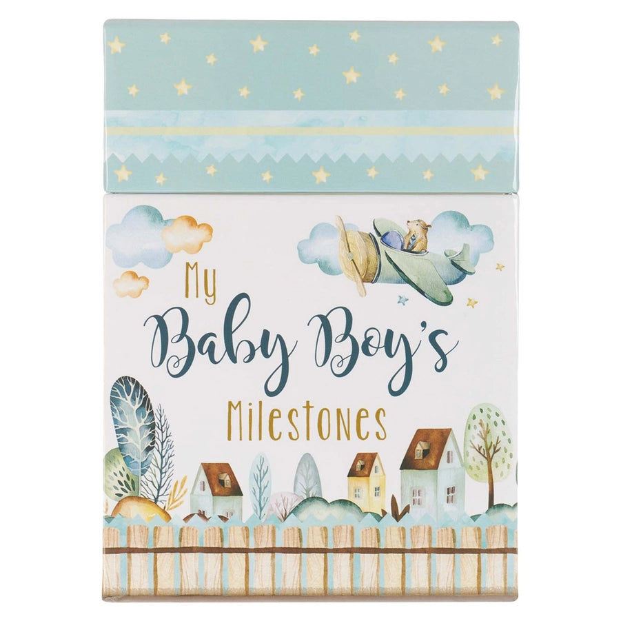 Baby Boy Milestones Box Set