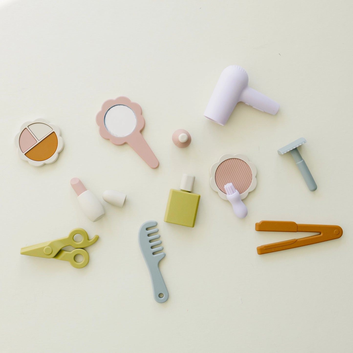 Silicone Hair and Makeup Play Set
