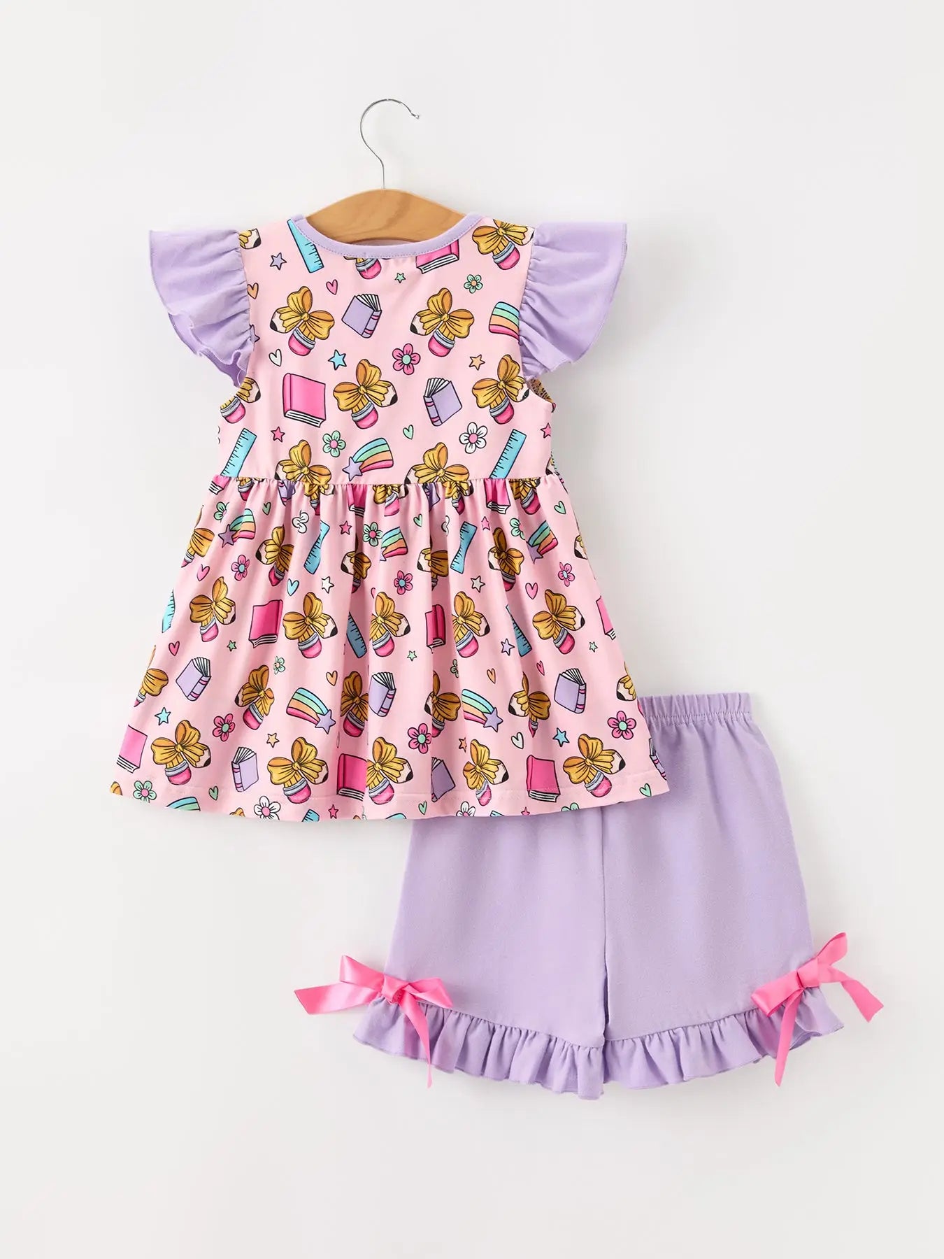 BTS Purple Ruffle Set