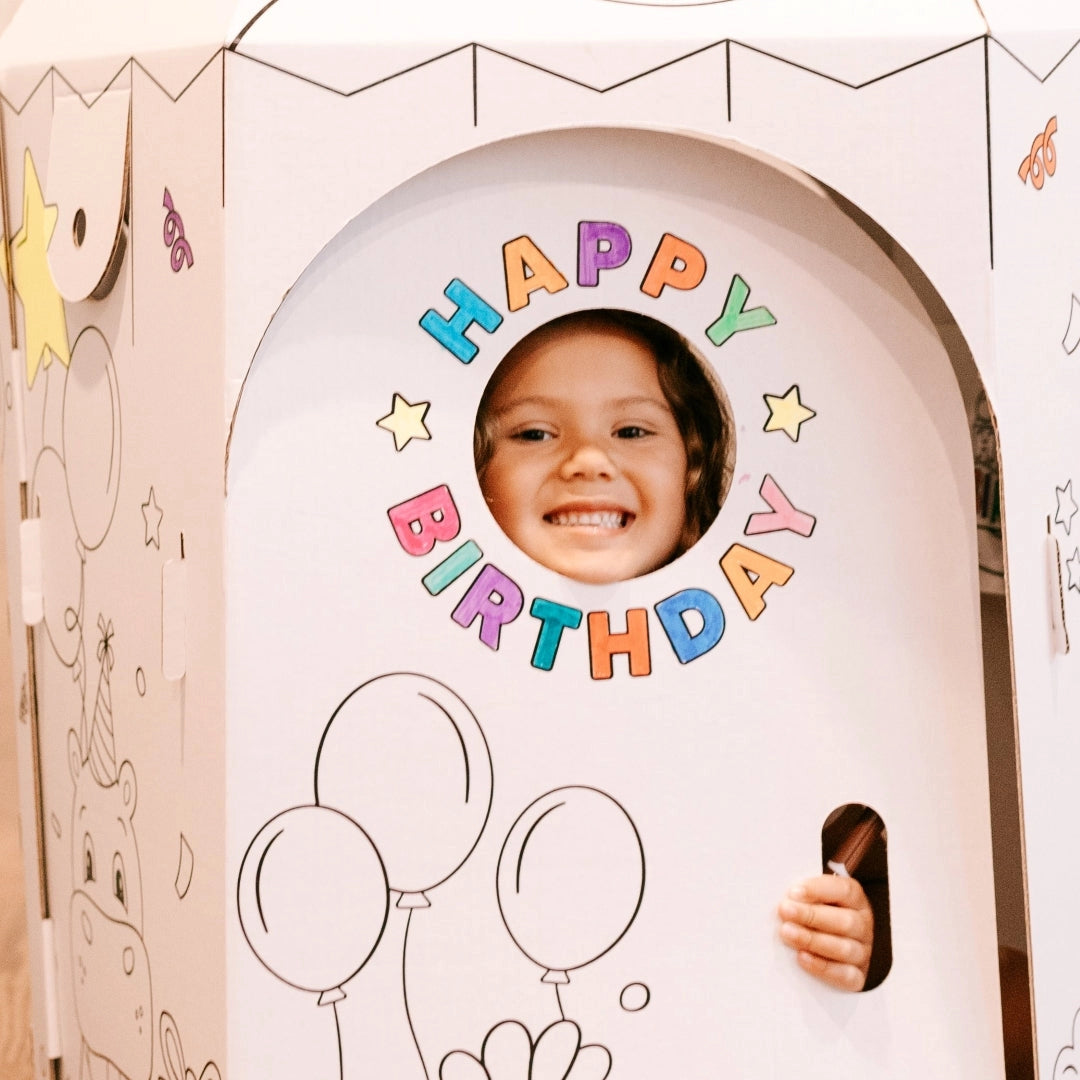 Birthday Cupcake Coloring Playhouse