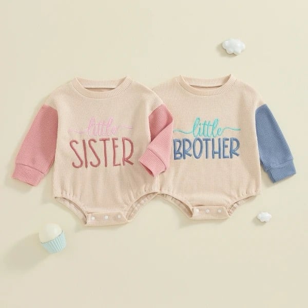 Sibling Waffle Knit Bubble